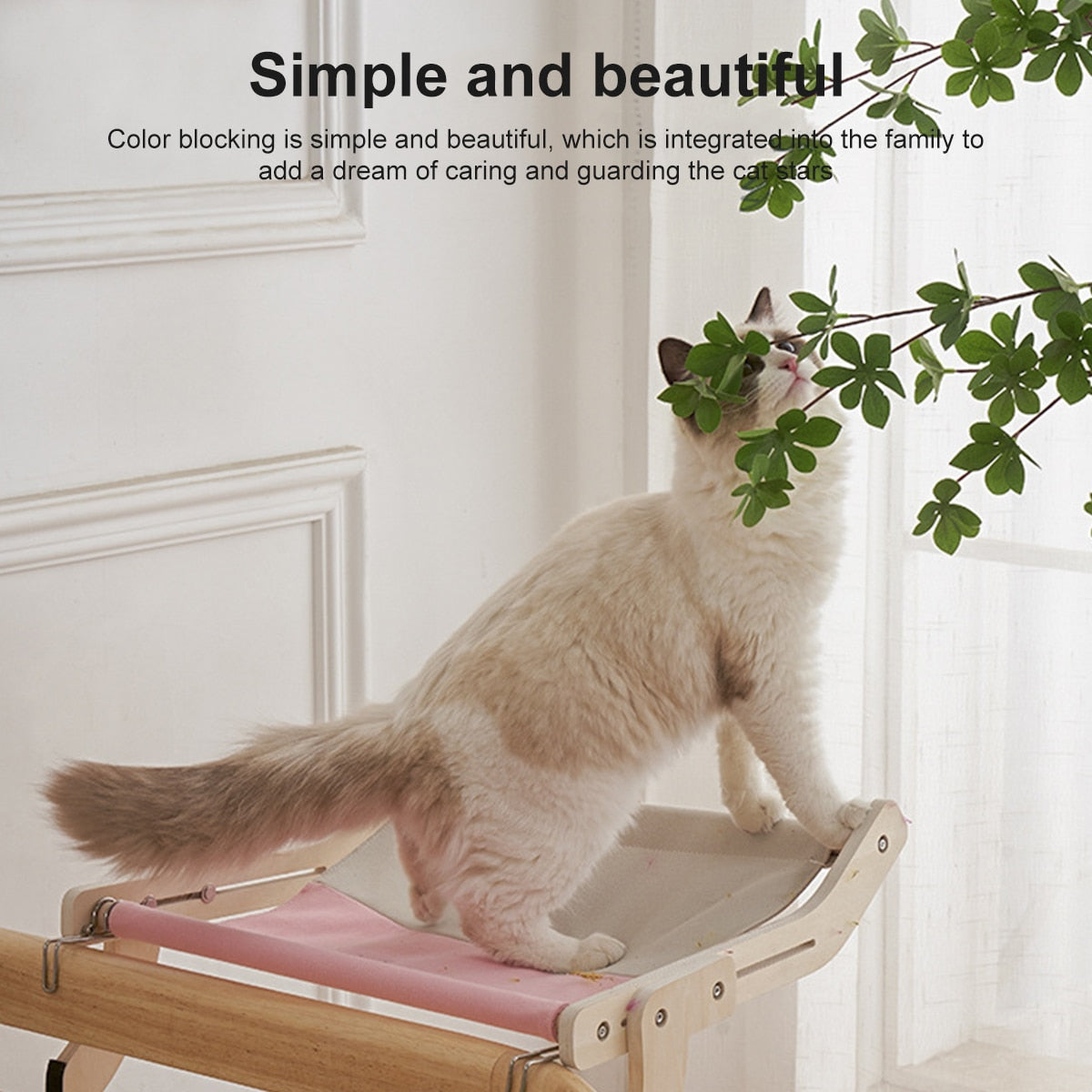 Adjustable Hanging Cat Hammock for Window Bed