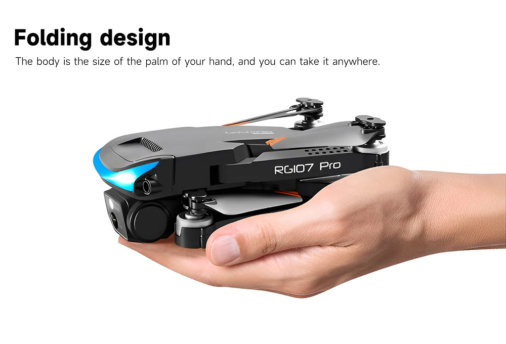 Foldable Quadcopter Mini Drone 4K Three-sided Obstacle avoidance