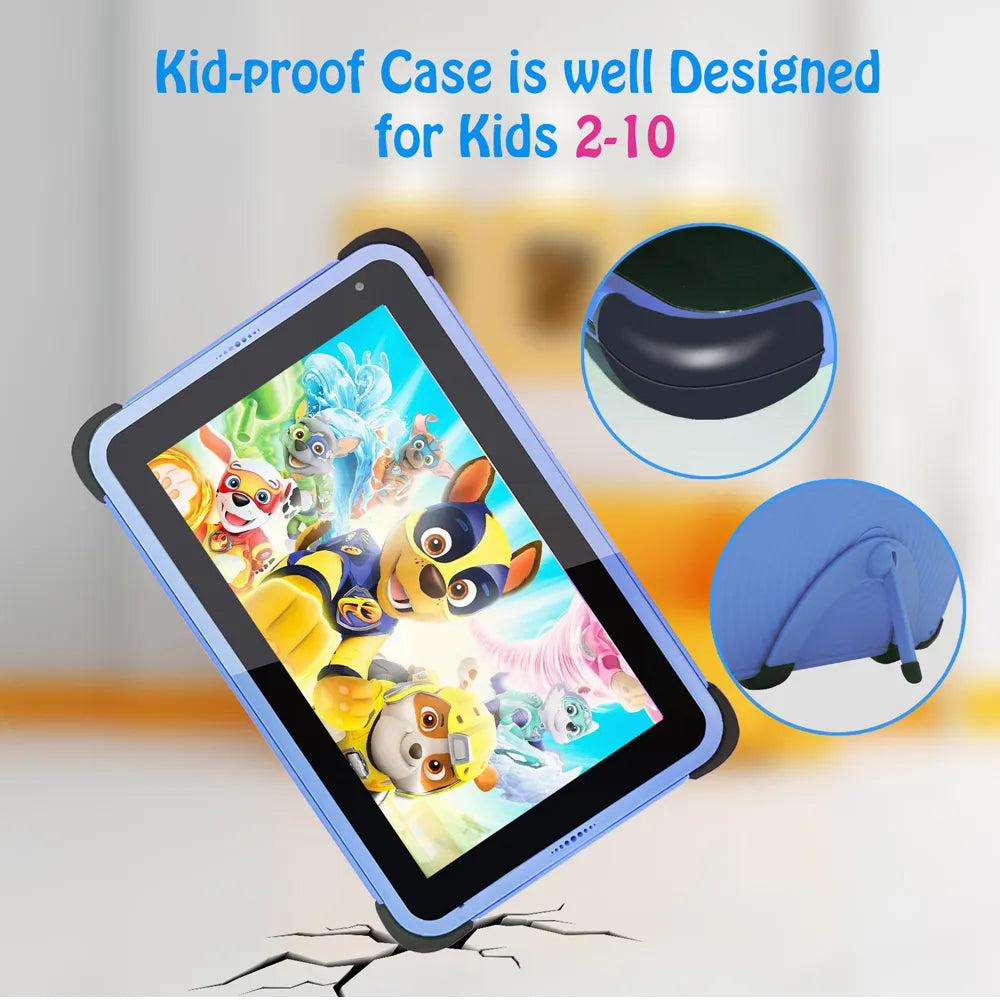 Android 11 Blue 7 Inch HD 2GB IPS Kids Tablets