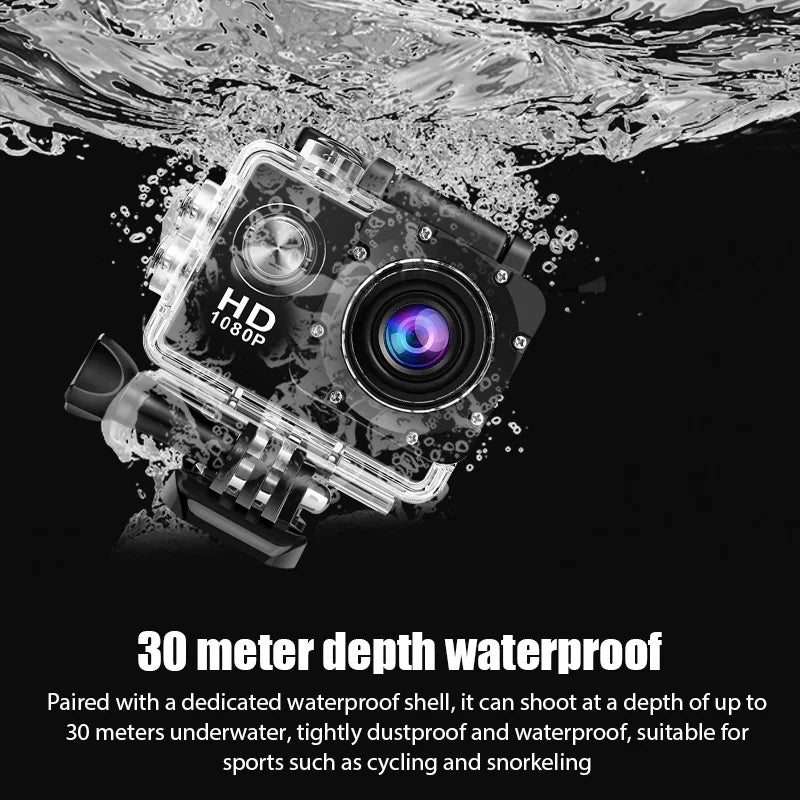 4K Waterproof Video Recording Sports Cameras