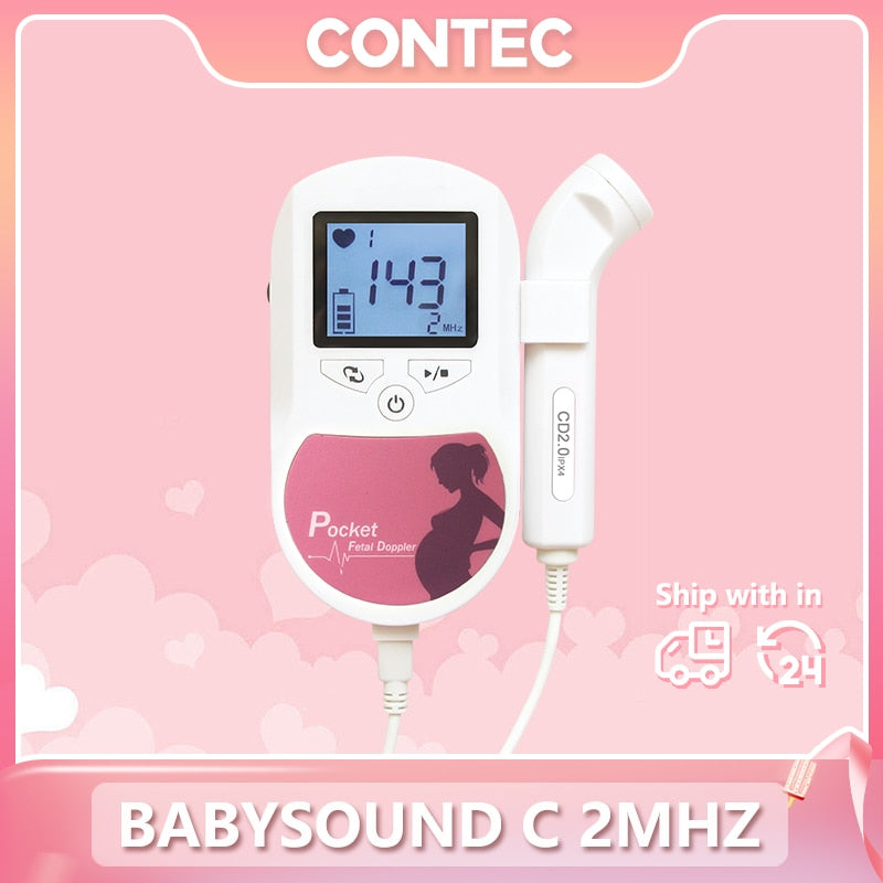 LCD Fetal Doppler Baby Heart Beat Monitor