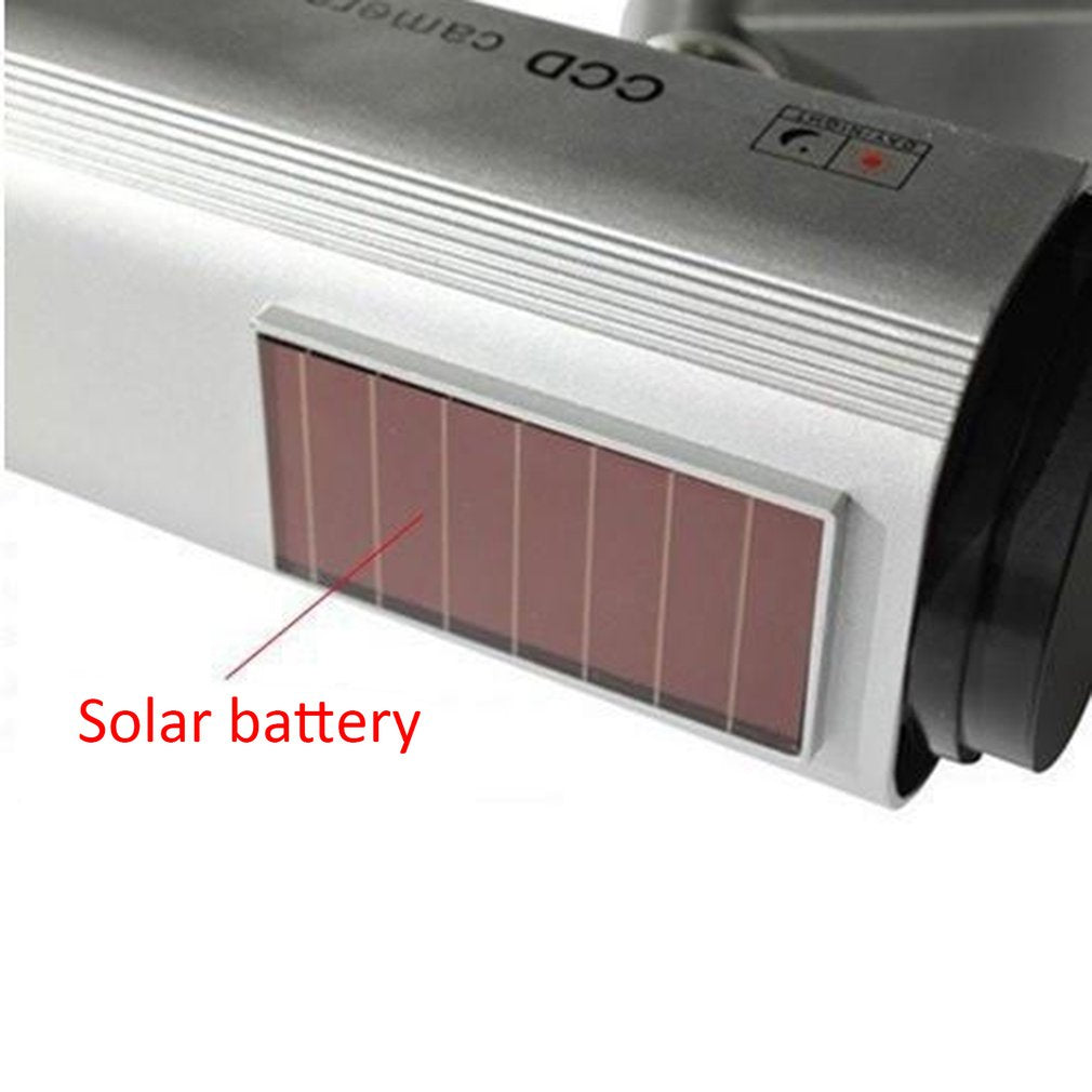 Outdoor Indoor Solar Power Fake Camera Bullet