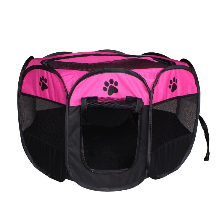 Pet Playpen Cat/Dog Tent Octagonal Cage Kennel