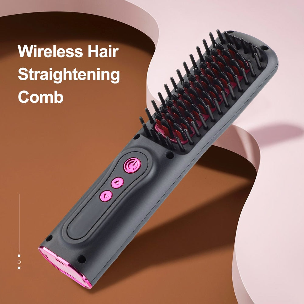 USB Brush Straightening Hair Curling /Dryer Styling Tool