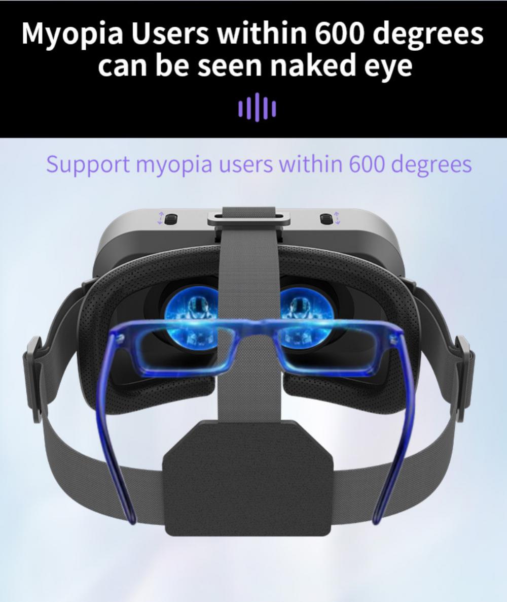 3D VR Headset Smart Virtual Reality Glasses 7 Inches Helmet For Smartphones Phone Android IPhone 