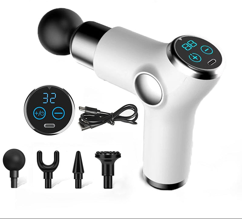 Massage Gun 32 Speed Deep Tissue Percussion Fascial Muscle