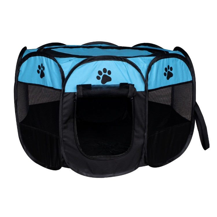 Pet Playpen Cat/Dog Tent Octagonal Cage Kennel