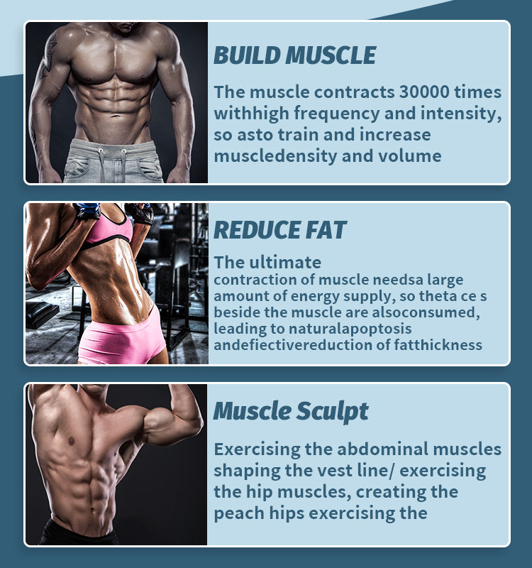 No -Exercise Electromagnetic Body Slimming Build Muscle Stimulate