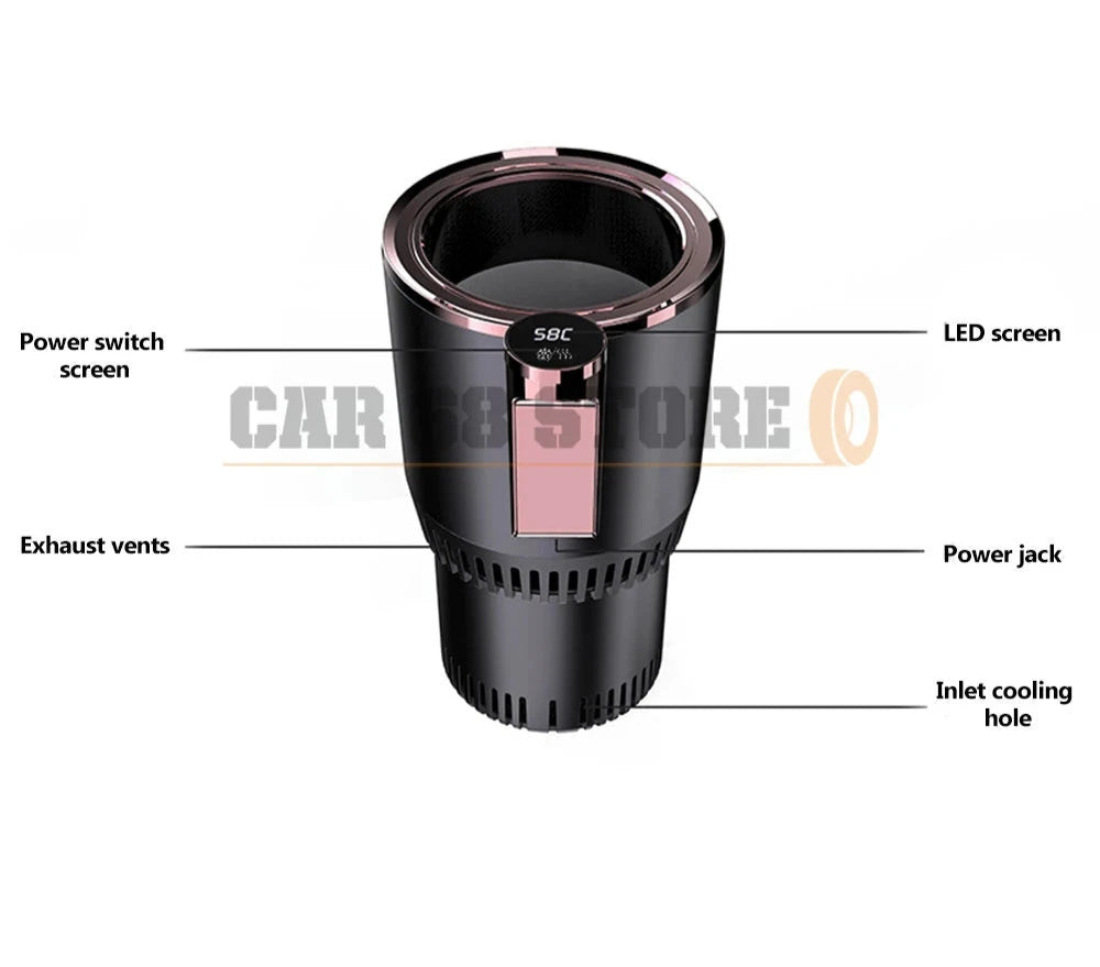 DC 12V Smart Car 2-in-1 Heating Cooling Cup Car