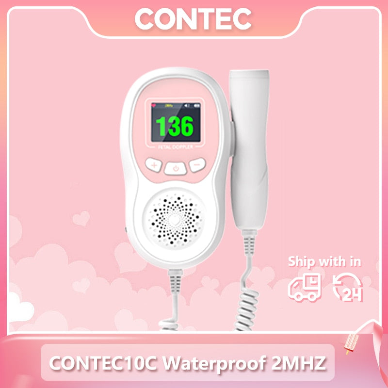 LCD Fetal Doppler Baby Heart Beat Monitor