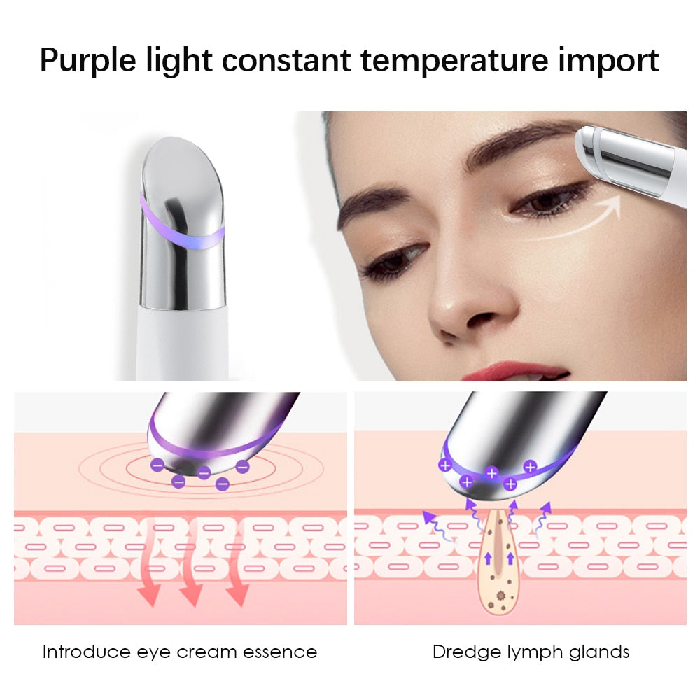 LED Photon Therapy Heated Eye Massage Device | Smart Eye Care for Relaxation & Fatigue Relief