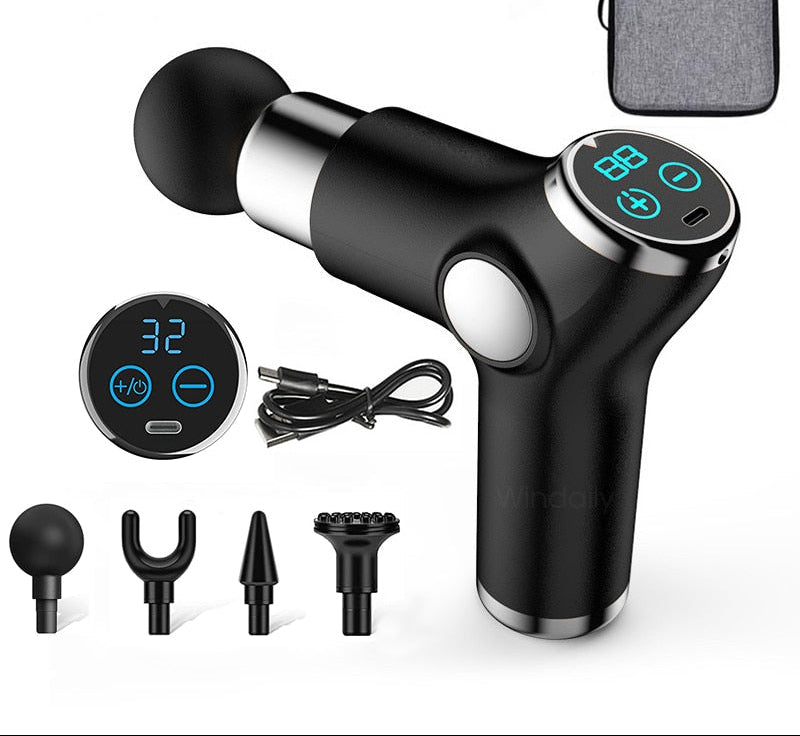 Massage Gun 32 Speed Deep Tissue Percussion Fascial/ Muscle