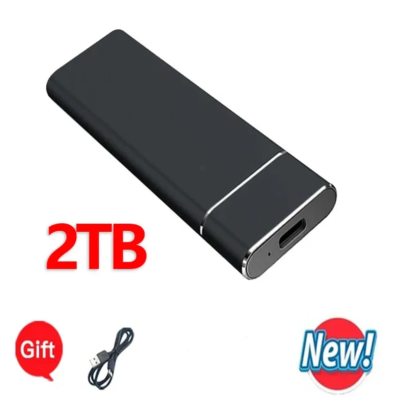 Portable External Storage SSD 1TB High-speed Mobile Storage Drive
