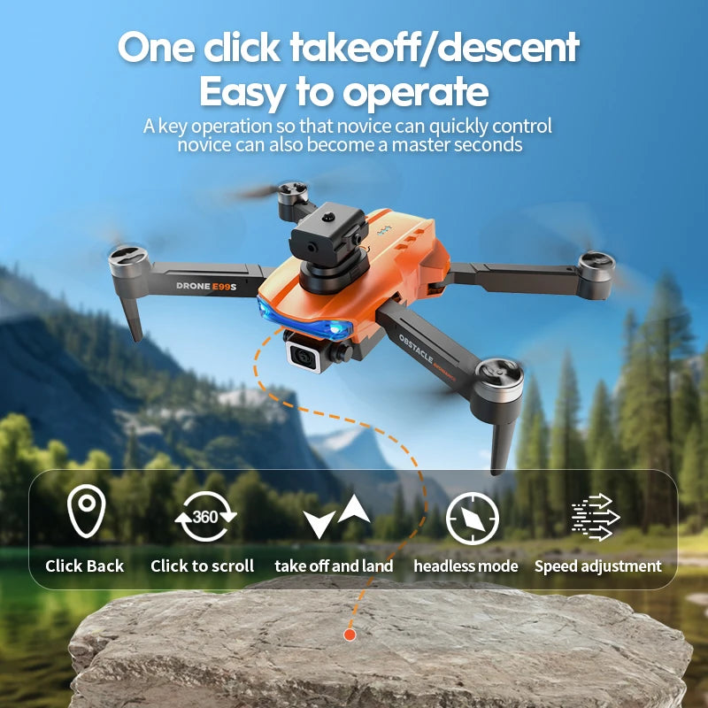 Pro Brushless 4K HD Aerial Obstacle Avoidance Photography Drone