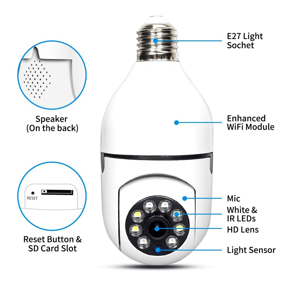 Surveillance Camera Night Vision Automatic Tracking Indoor