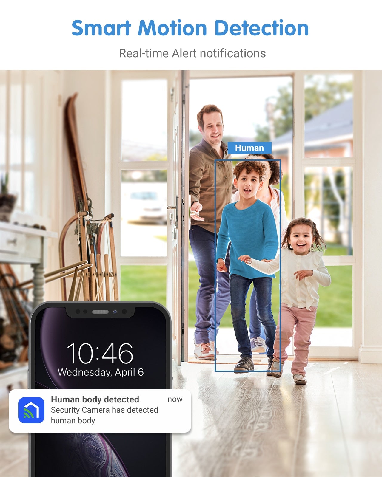 Baby Pet Monitor 2MP IP Smart Home Camera
