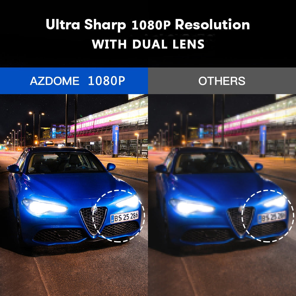 Car Rear View Touch Screen DVR /GPS 2 Cameras