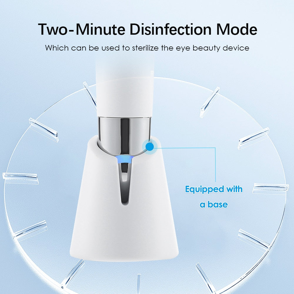 LED Photon Therapy Heated Eye Massage Device | Smart Eye Care for Relaxation & Fatigue Relief