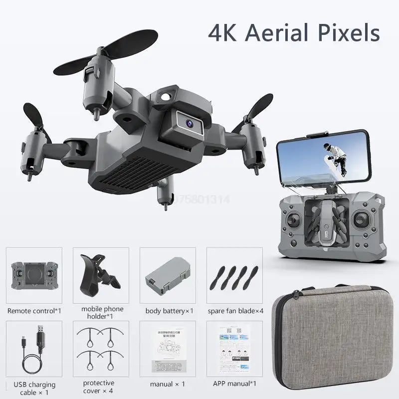 Mini Folding Helicopter Aerial Photography 4K, 5G, GPS, High-definition Drone