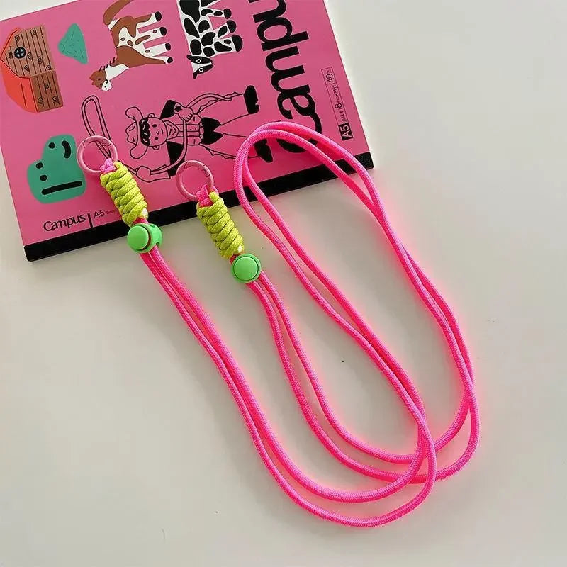 Mobile Phone Lanyard Cross-body Shoulder Straps Keychain Key Ring