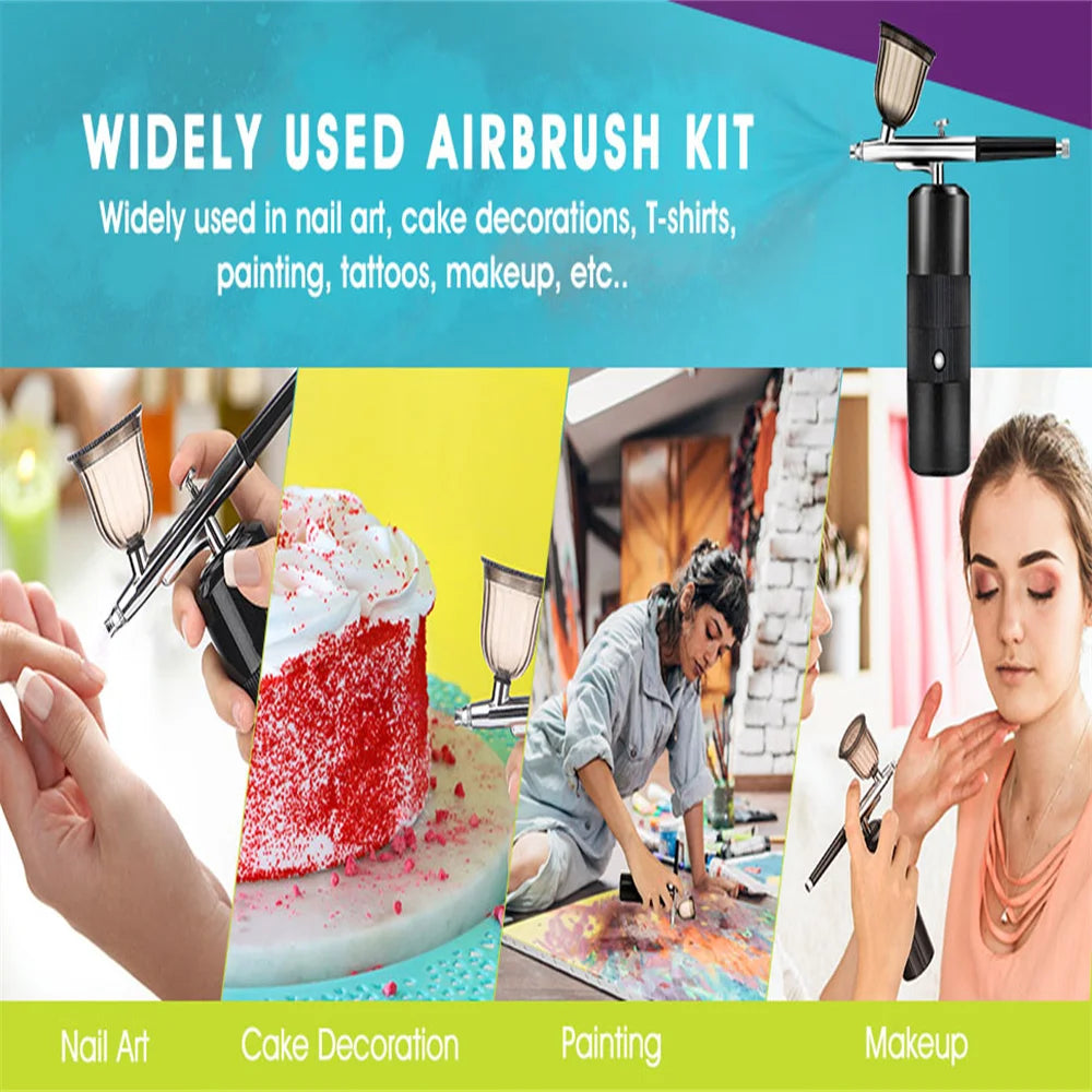 Oxygen Injection Device Hand Held Electric Spray Gun High Pressure Household Spray Beauty Instrument