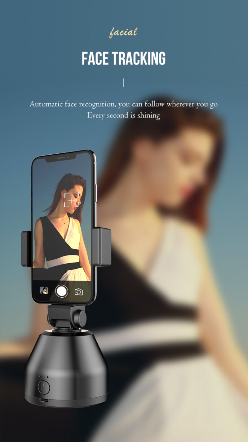 360°Smart Face Tracking Object Tripod