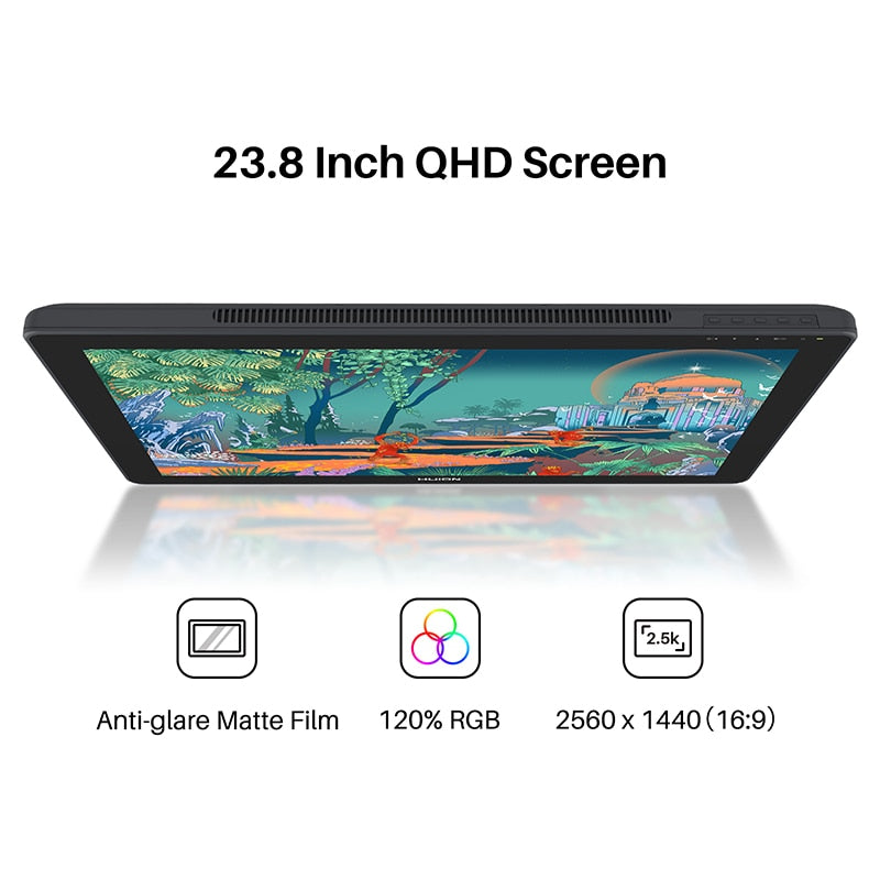 23.8 Inch Graphics QHD Screen Anti-Glare Tablet Monitor