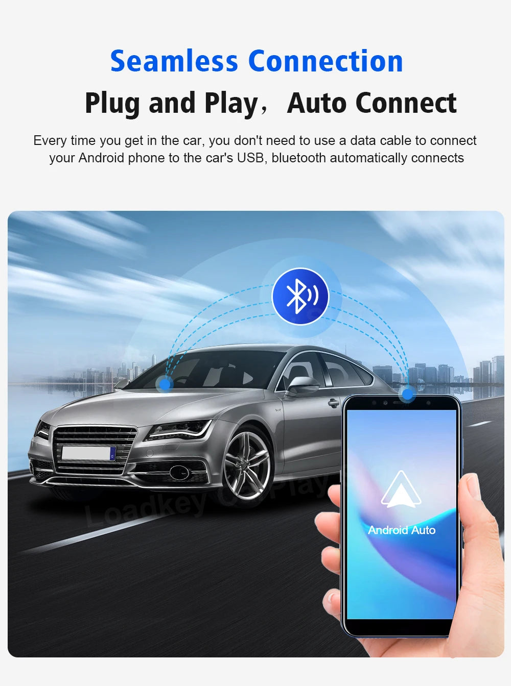 CarlinKit A2A Android Auto Wireless Adapter Dongle Android Ai Box 