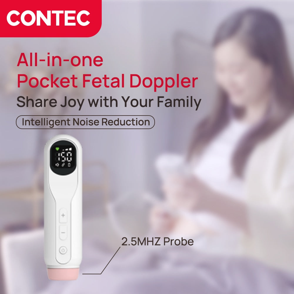 LCD Fetal Doppler Baby Heart Beat Monitor