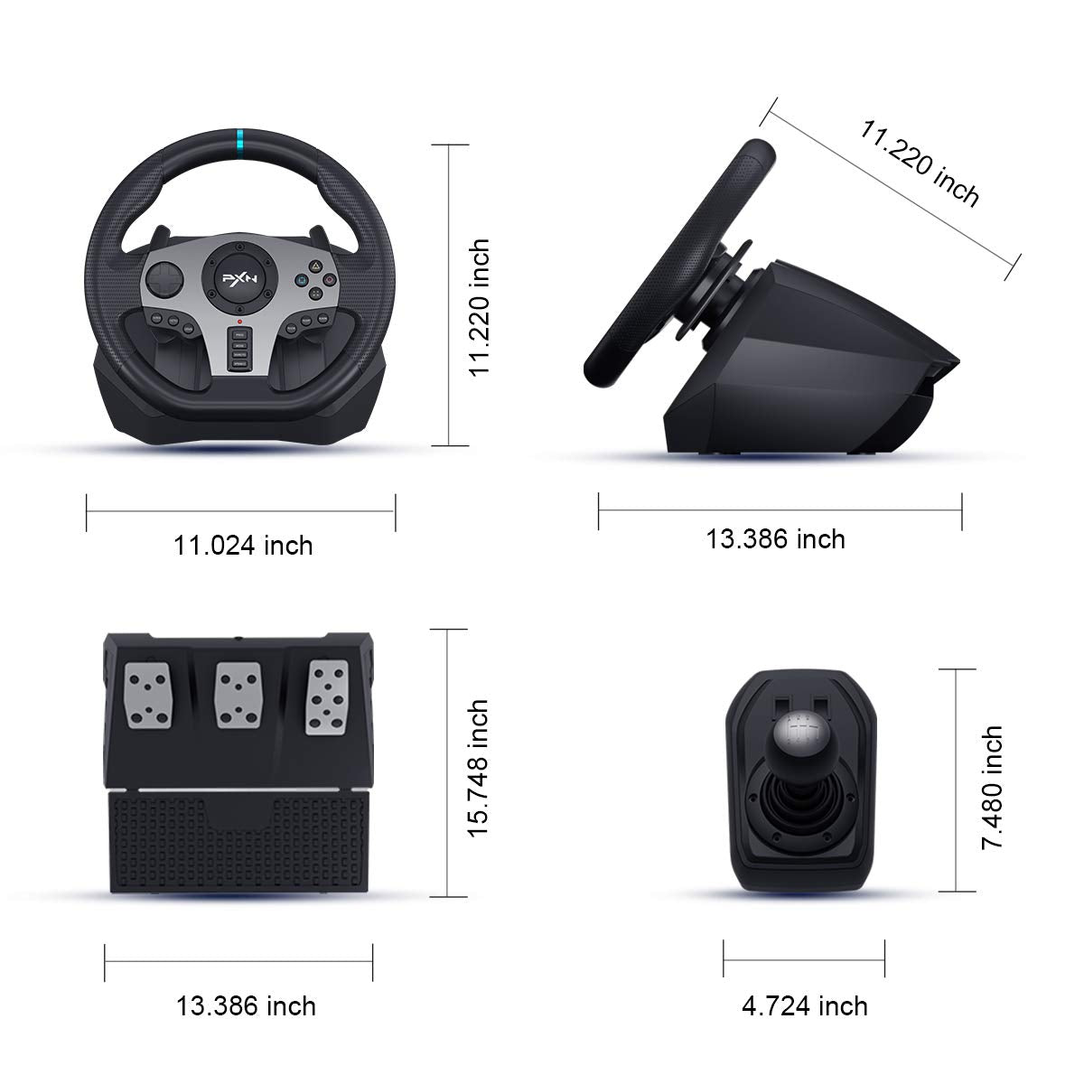PXN-V9 PC Gaming Racing Wheel