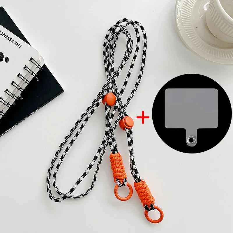 Mobile Phone Lanyard Cross-body Shoulder Straps Keychain Key Ring