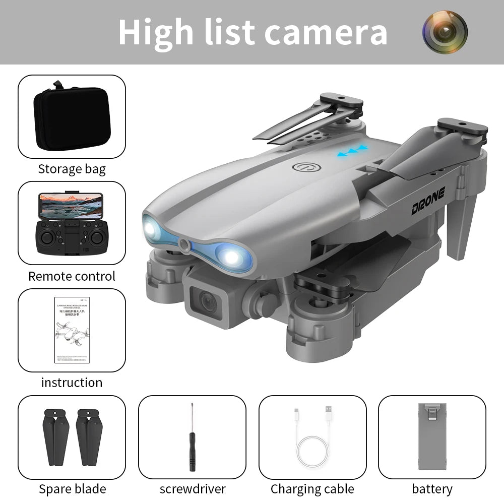 Pro Brushless 4K HD Aerial Obstacle Avoidance Photography Drone
