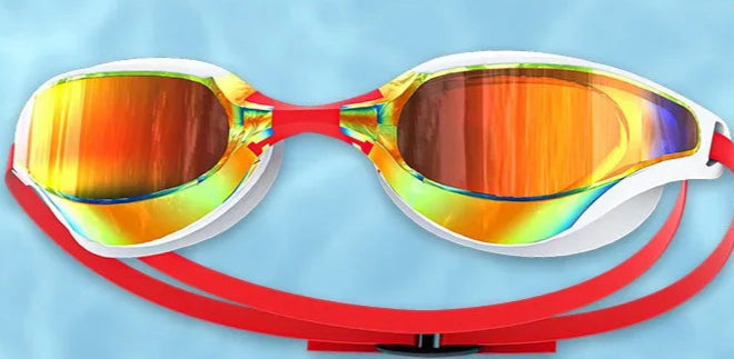 Professional Oversize Triathlon Swimming Goggles | Anti-Fog UV Protection for Men & Women
