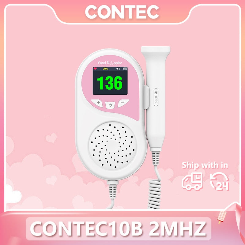 LCD Fetal Doppler Baby Heart Beat Monitor