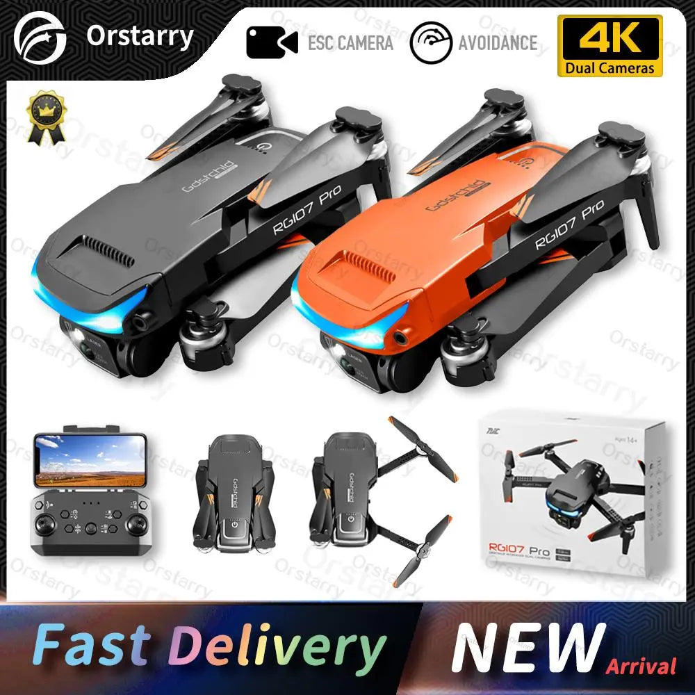Foldable Quadcopter Mini Drone 4K Three-sided Obstacle avoidance