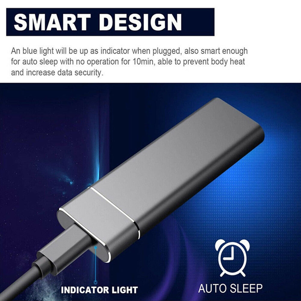 Type-C External SSD Hard Drive Storage 