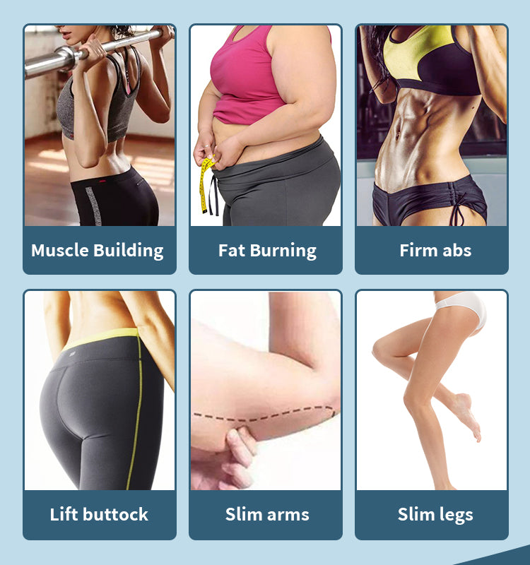 No -Exercise Electromagnetic  Body Slimming Build Muscle Stimulate