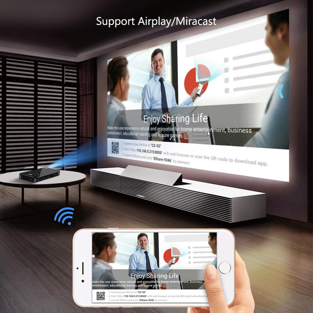 4K DLP Bluetooth Android 9.0 Projector 