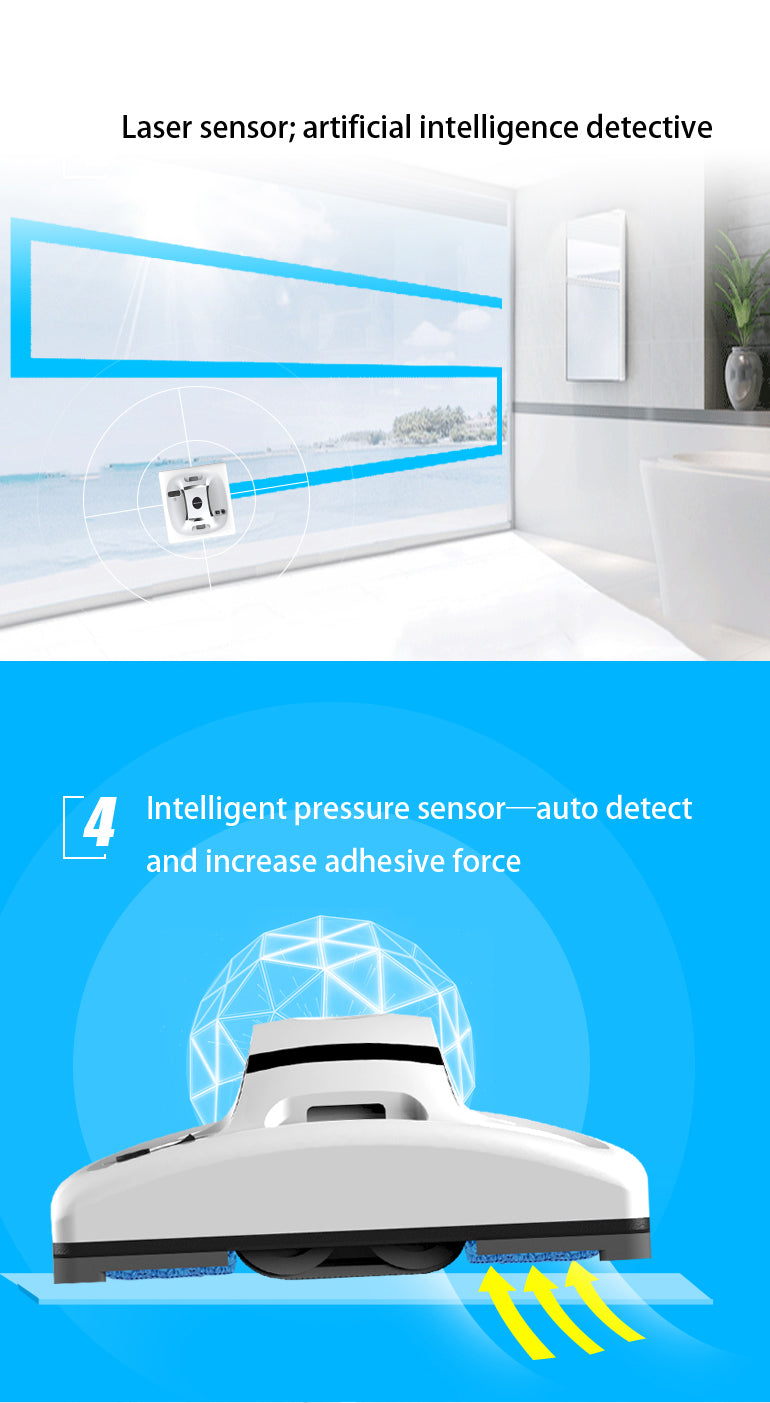 Liectroux Robot intelligent Window Cleaning Remote Control 