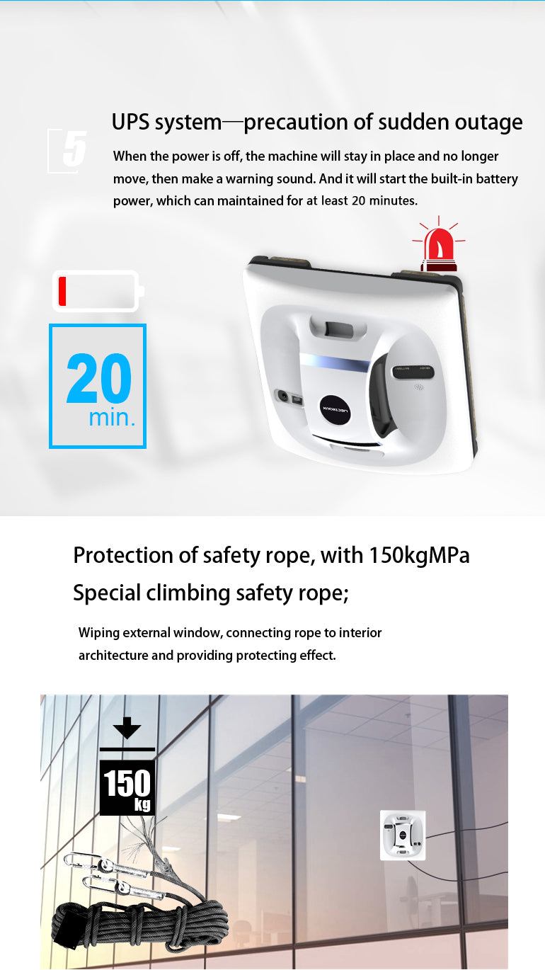 Liectroux  Robot intelligent Window Cleaning Remote Control