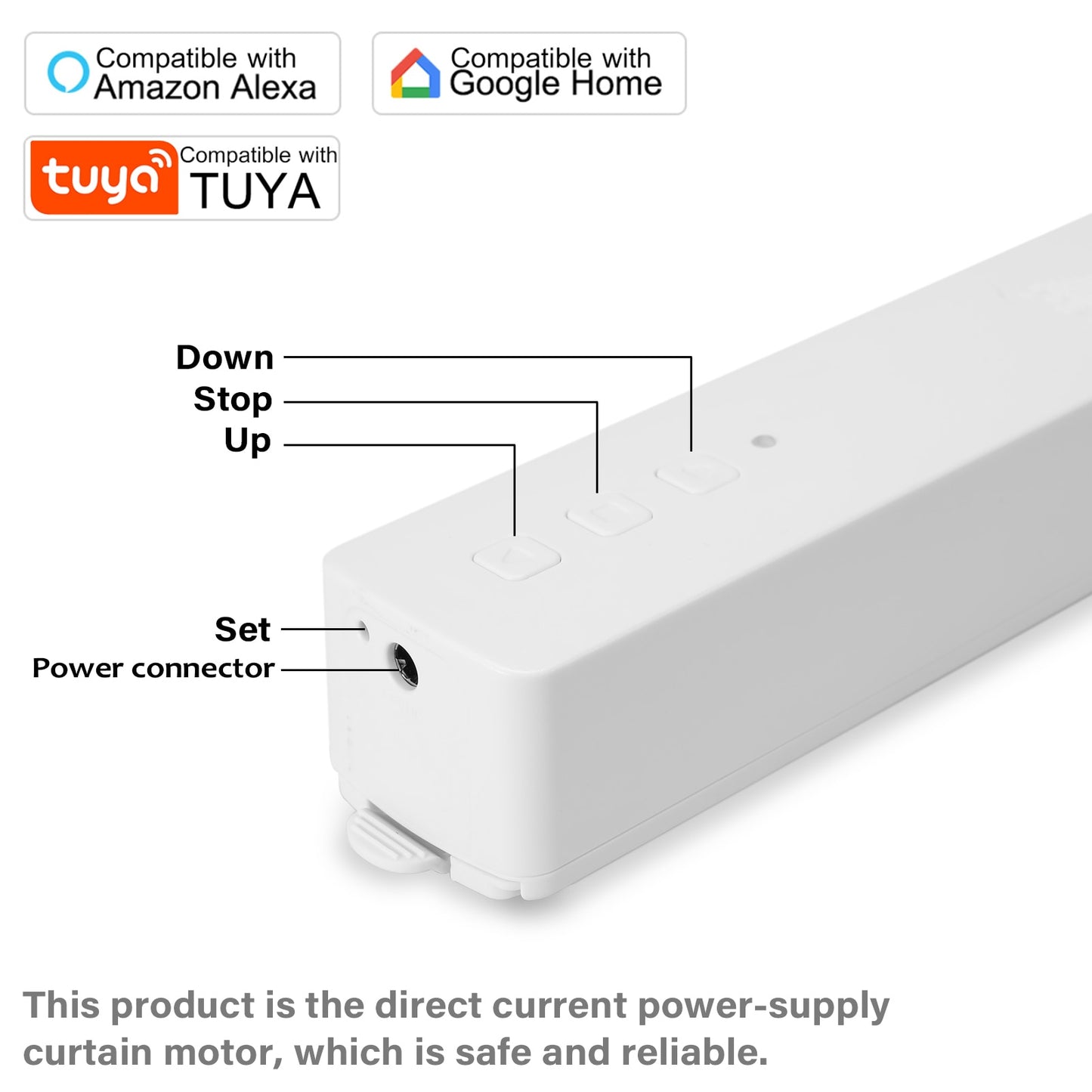 Alexa Google Home  Electric Pull Bead Curtain Motor