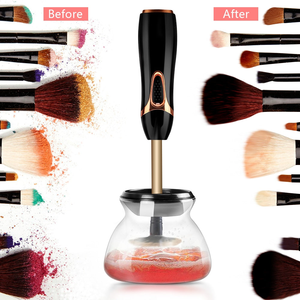 10 Seconds Automatic Makeup Brush Cleaner Washer 