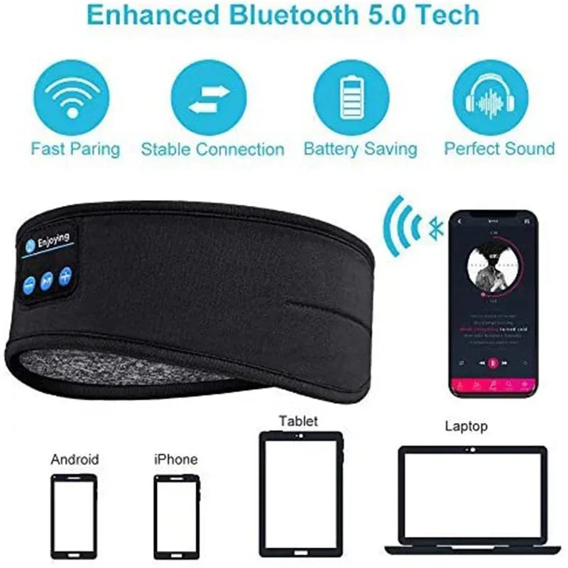Bluetooth Earphones Sports Fitness Sleep Elastic Wireless