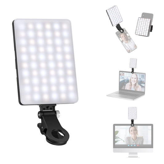 60 LED Rechargeable Selfie Light Front / Back Phone Clip