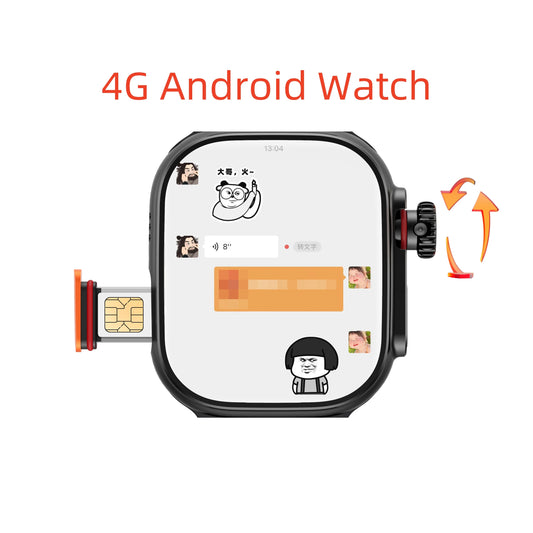 4G S9 Ultra Smartwatch  GPS SIM card Camera Heart Rate