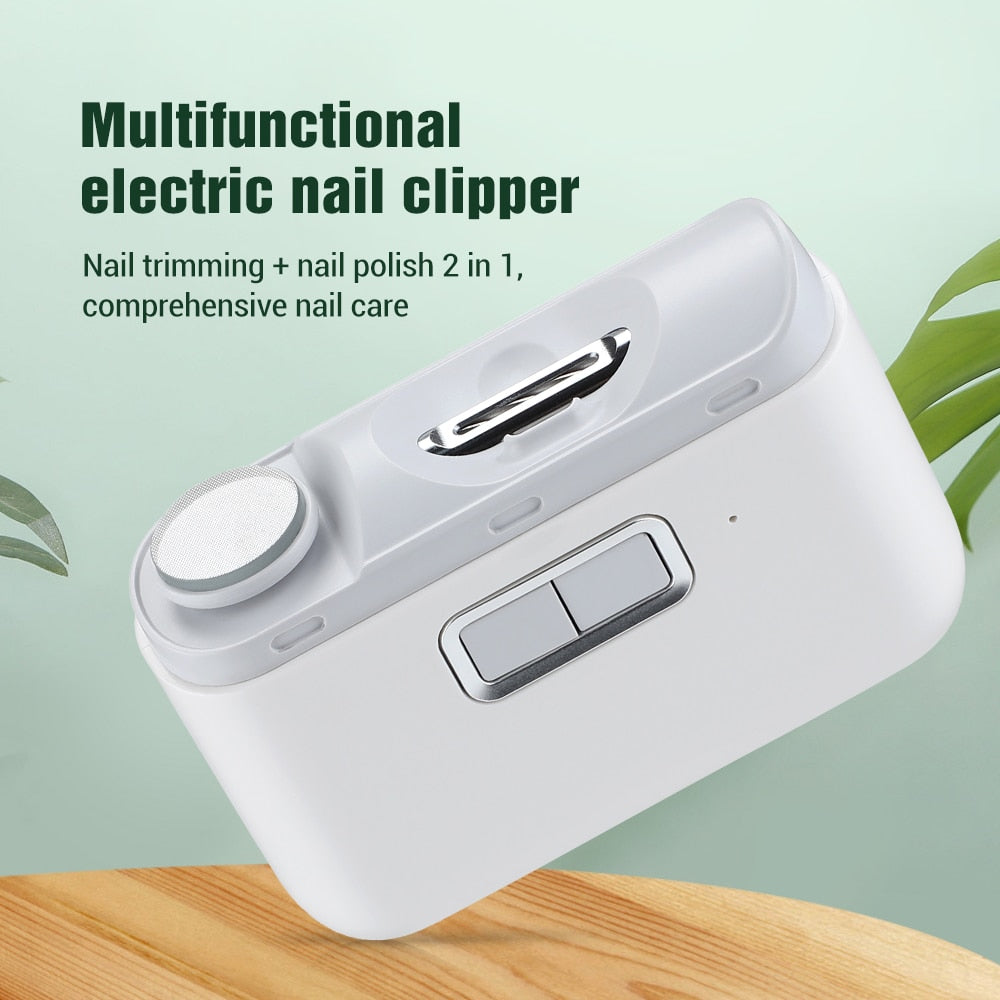 Baby Adult Automatic Nail Clippers with Light Polish