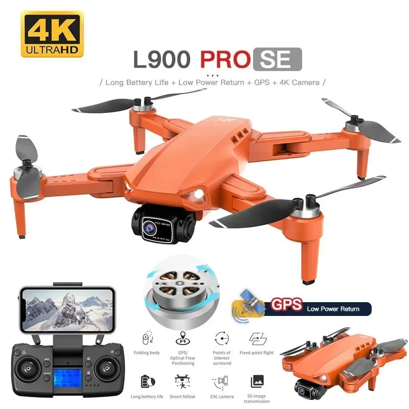 Pro Brushless 4K 5G GPS HD Foldable Quadcopter Drone Success