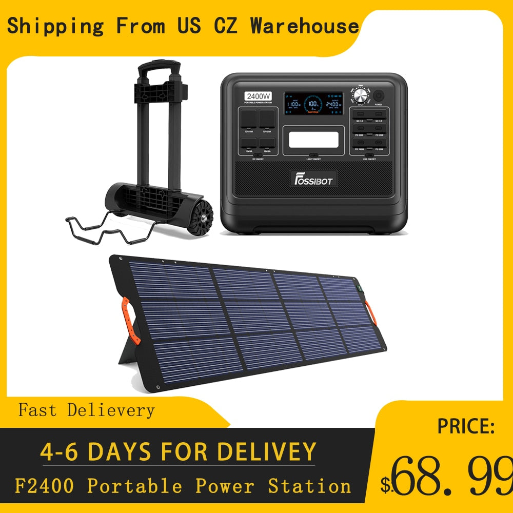 Solar Generator Portable Power Station 2hrs Charge