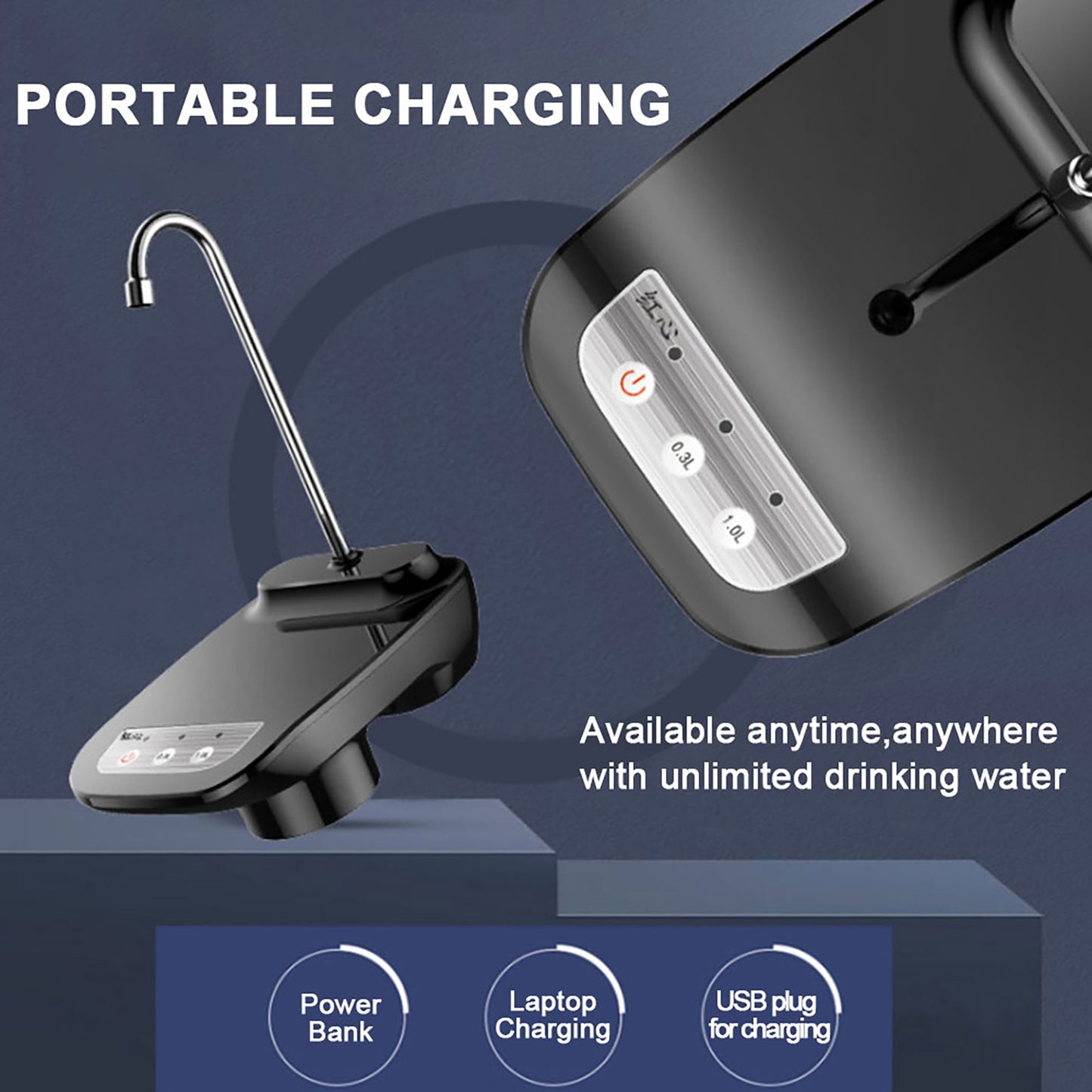 Automatic Water Dispenser  Pump USB Rechargeable