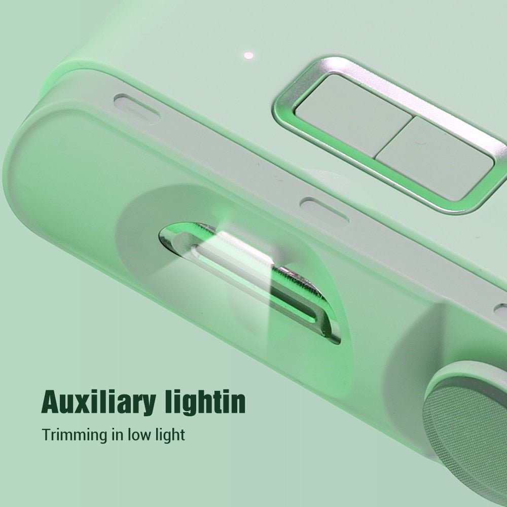 Baby Adult Automatic Nail Clippers with Light Polish